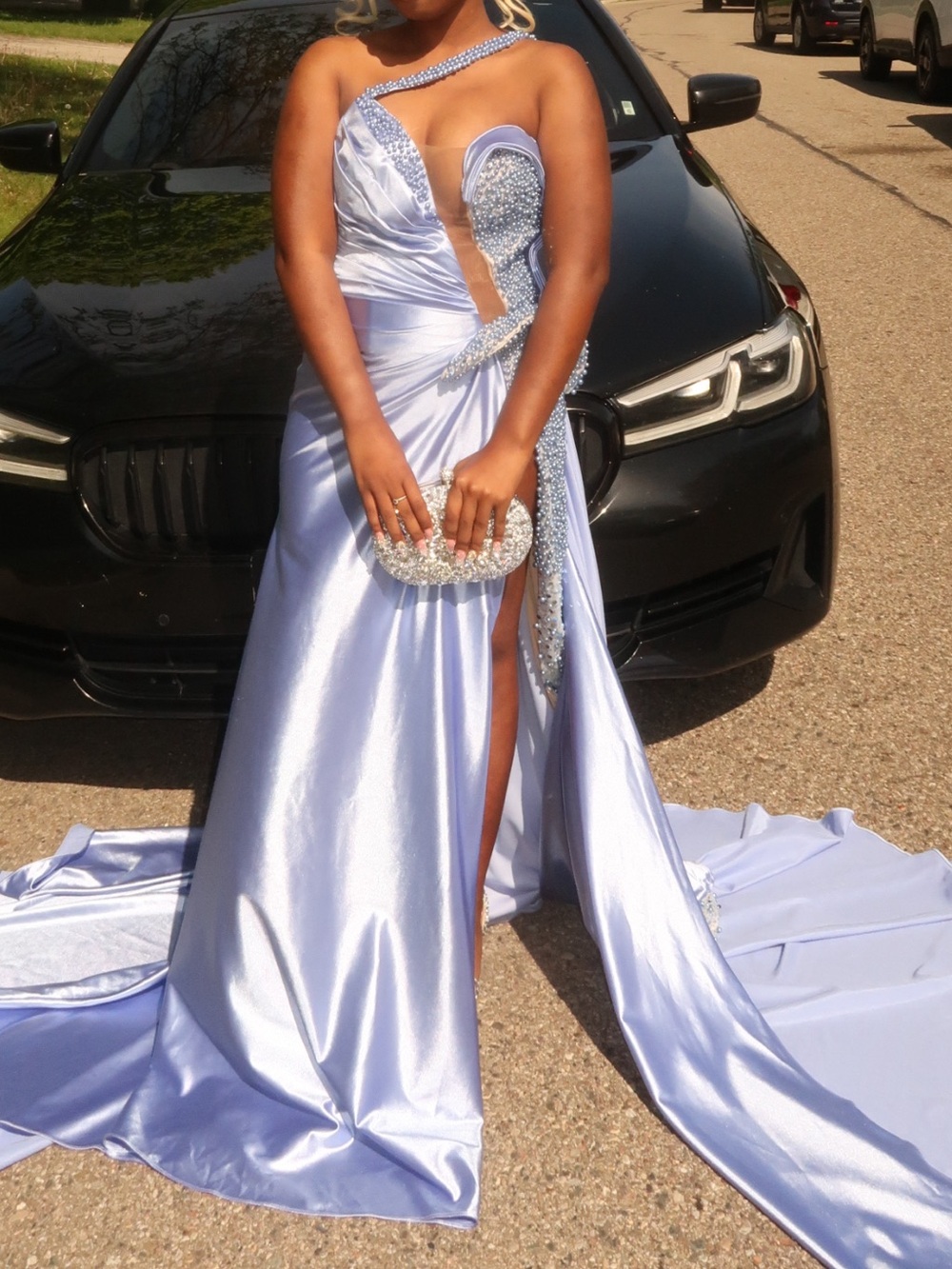 BEAUTIFUL BLUE DRESS FOR SALE !